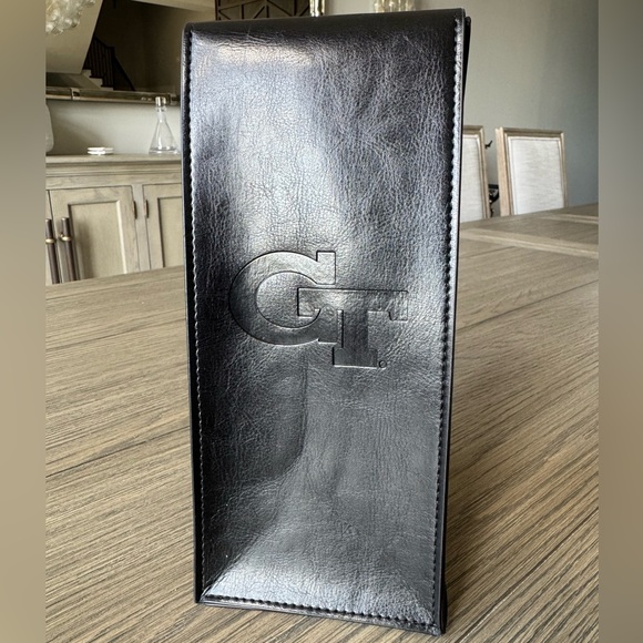 Georgia Tech▪️Leather Wine Holder - Picture 6 of 9